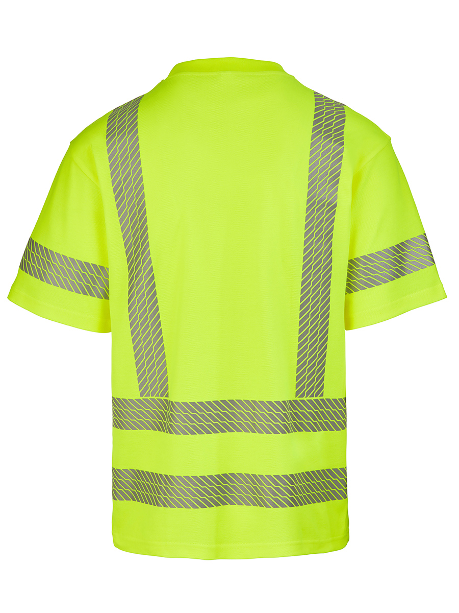 Picture of Max Apparel MAX414 Cotton Rich Class 3 T-shirt, Safety Green